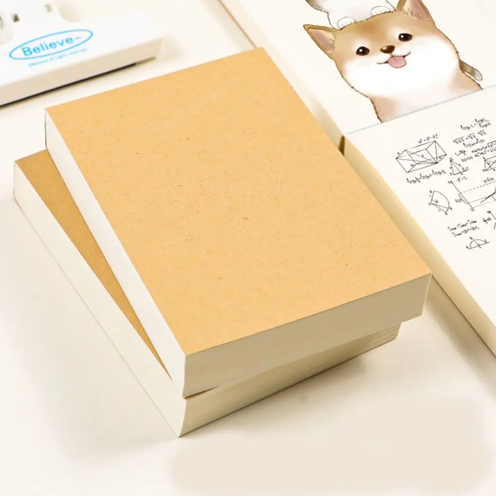 심플 A6 무지 드래프트 노트 252매 쉽게 뜯어쓰기 가능 DIY 오피스 노트 문구 두꺼운 필기용 노트 학생용