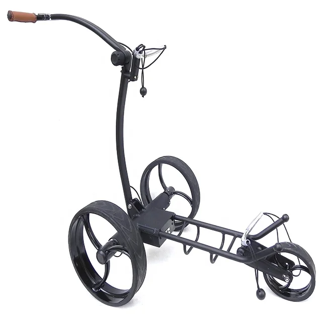 Hot Selling Aluminium Alloy Electric Remote Control Golf Trolley with Colorful Wheels