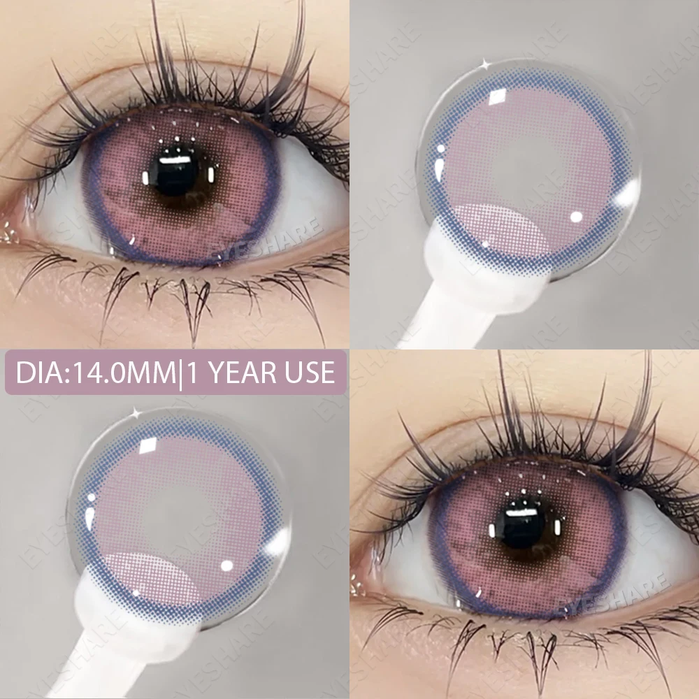 AMARA Vibrant Purple Anime-Inspired Colored Contact Lenses