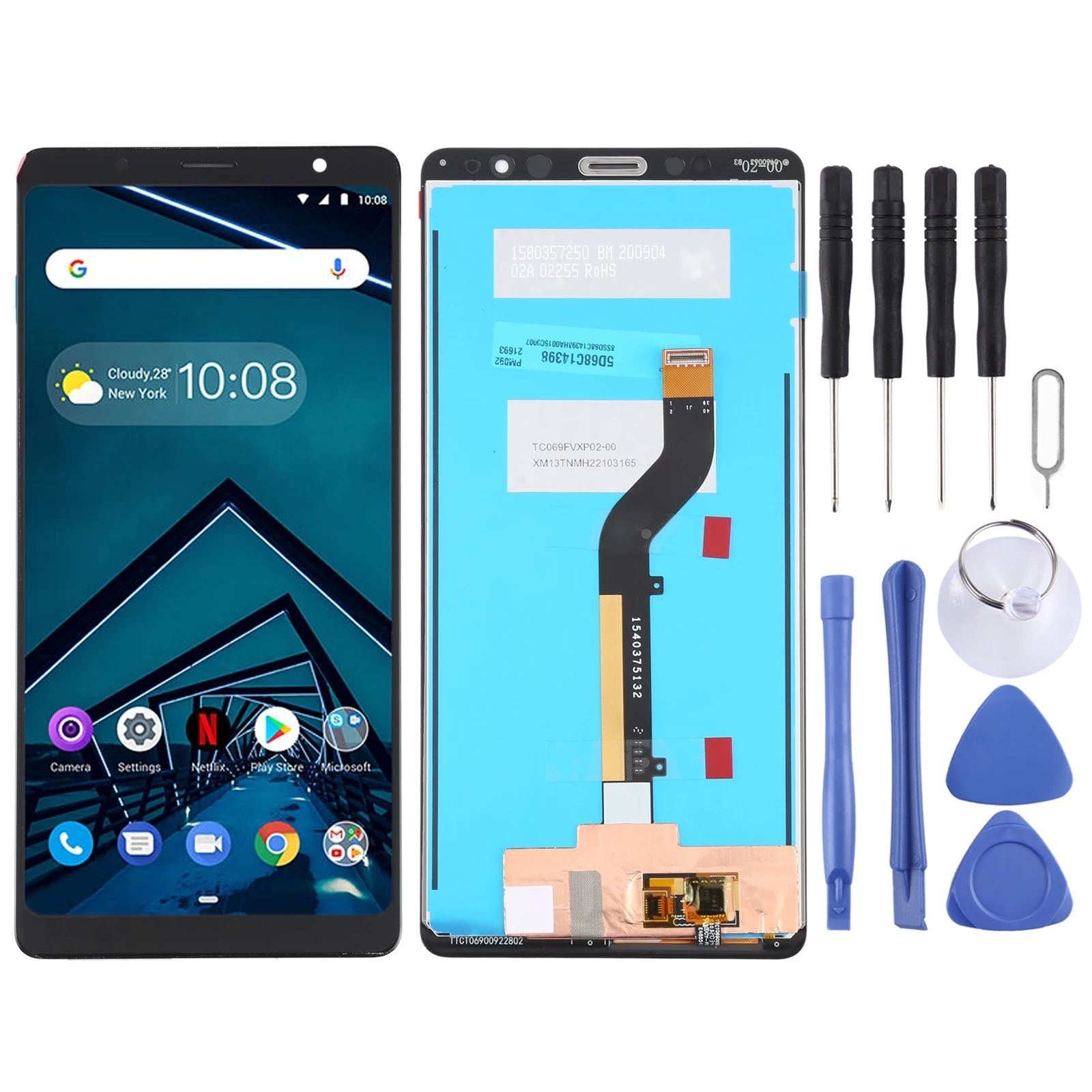 

OEM ЖК-экран для Lenovo Tab V7 PB-6505 PB-6505M PB-6505MC с цифровым преобразователем в сборе