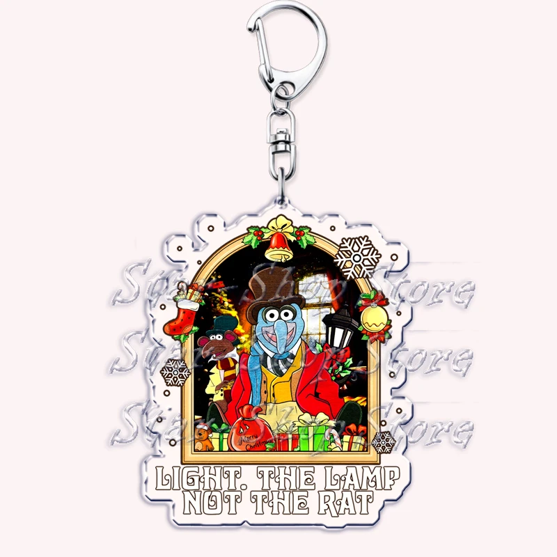 Lustige süße Weihnachts-Schlüsselanhänger für Accessoires, Tasche, der Frosch Gonzo, Miss Piggy, Schlüsselanhänger, Schmuck, Freunde, Urlaubsgeschenke – Detail 28