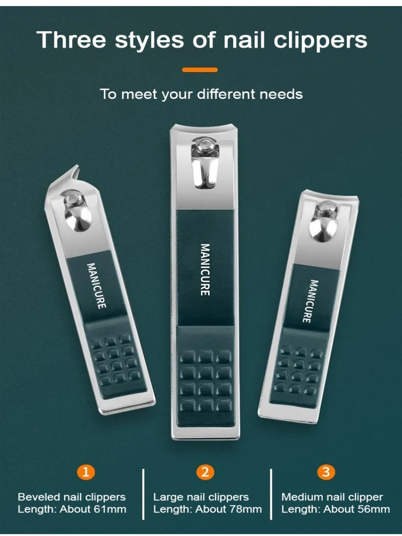 Set Tagliaunghie Portatile Seiko Dormitorio Tagliaunghie Portatile Antispruzzo