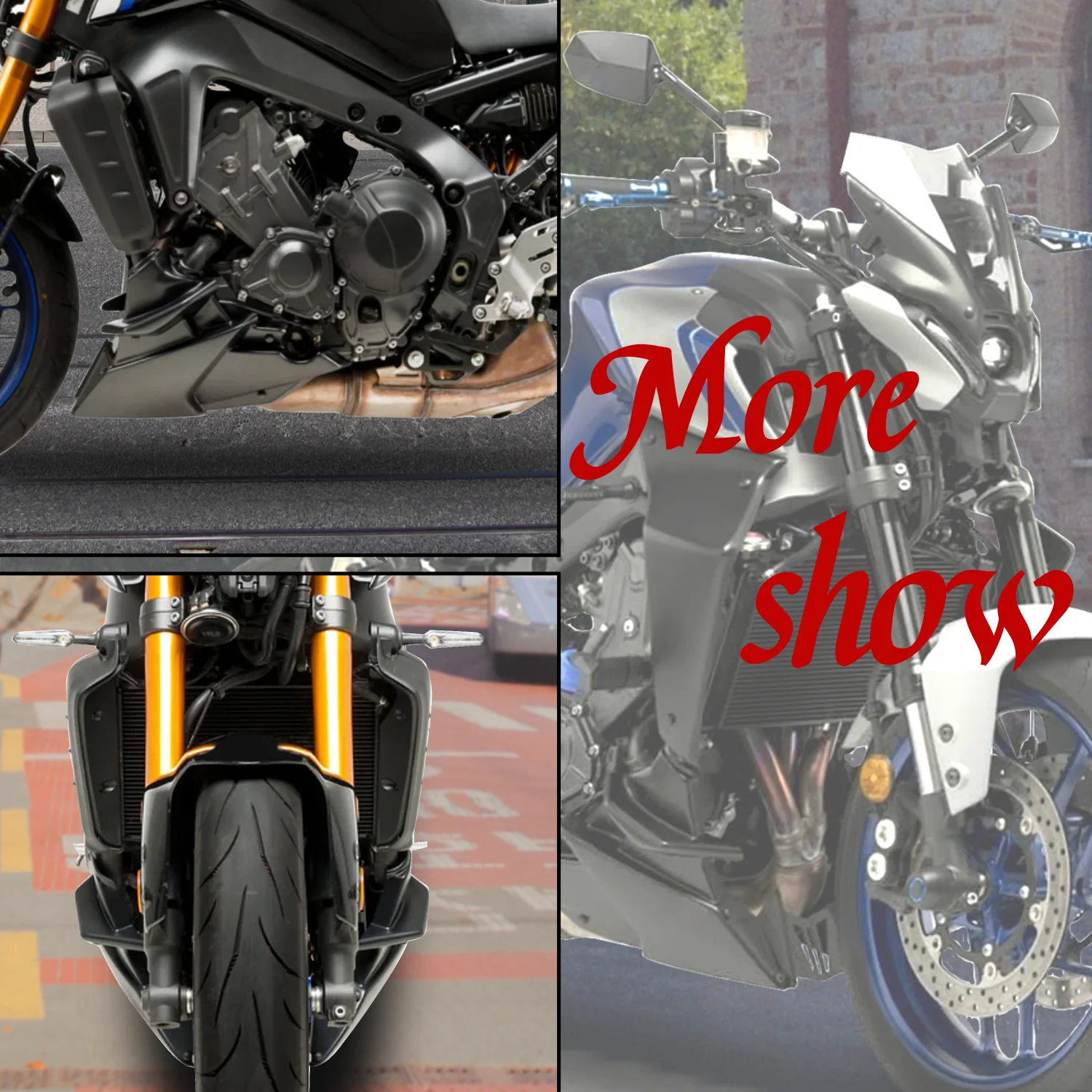 Paramani In Alluminio CNC Per Yamaha MT-09 (2018-2024/2025) - Protezione Leve Freno E Frizione, Colore Nero
