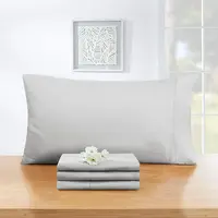 Taie d'oreiller Queen King en coton et Polyester, solide pour lit, enveloppe Pure et épaisse, housse de coussin, sommeil doux, taille Standard, une pièce 5