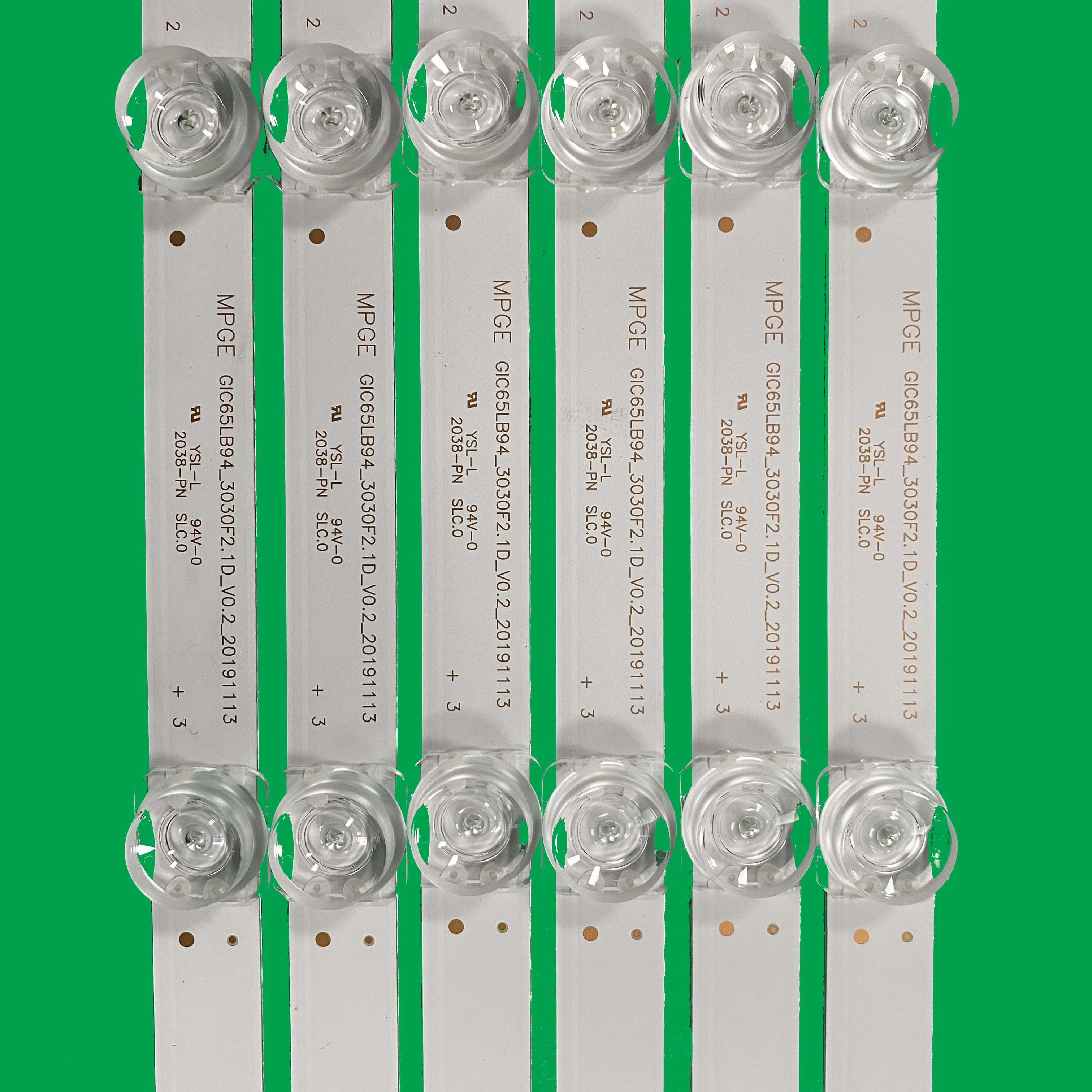 New LED Backlight strip For 65P8 65P715 65P8M 65DP628 65DP628X1 65DP603 65DP603X1 GIC65LB94-3030F2.1D-V0.2 4C-LB6508-ZM09J