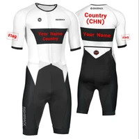 Custom Name Flag Trisuit Clothing Men's Triathlon Skinsuit RIGHTTRACK Swimming Cycling Running Competition Apparel 2