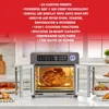 26 QT Extra Large Air Fryer, Convection Toaster Oven with French Doors, Stainless Steel 3