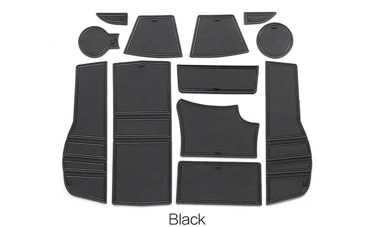 LUCKEASY Anti-Rutsch-Türschlitz-Bechermatte für Peugeot 2008 E-2008 GT Line 2019-2024, rutschfeste Unterlage, Zubehör, Styling, 12 Stück/Set – Detail 4