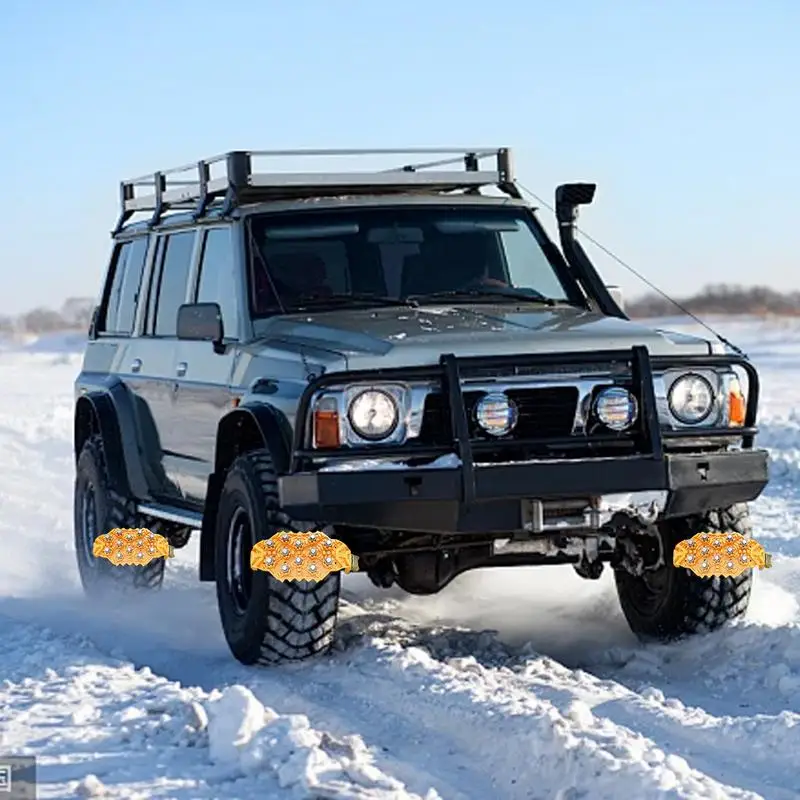 Car Tire Chains Safe Traction Tire Chains Security Chain Heavy Duty Snow Noise Reduction Traction Mud For