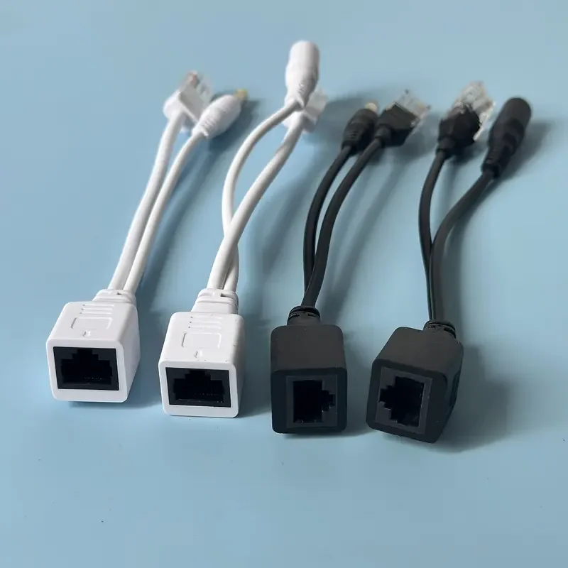 Enhanced POE Splitter with Video and Power Adapter