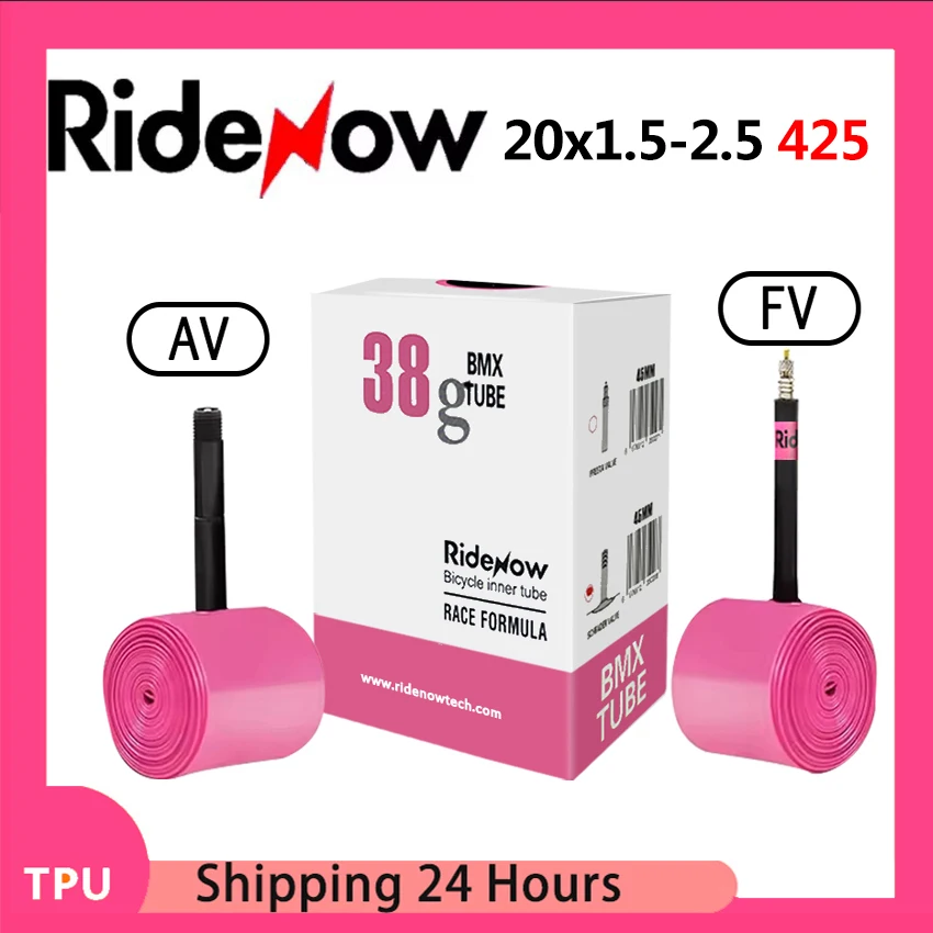 Ultralight RideNow TPU-Schlauch 20 Zoll 425 BMX Fahrrad 20x1.9 2.0 2.1 2.2 2.3 2.4 2.5 Reifen 38g 45mm Faltbares Fahrrad Kamera-Reifen – Detail 4