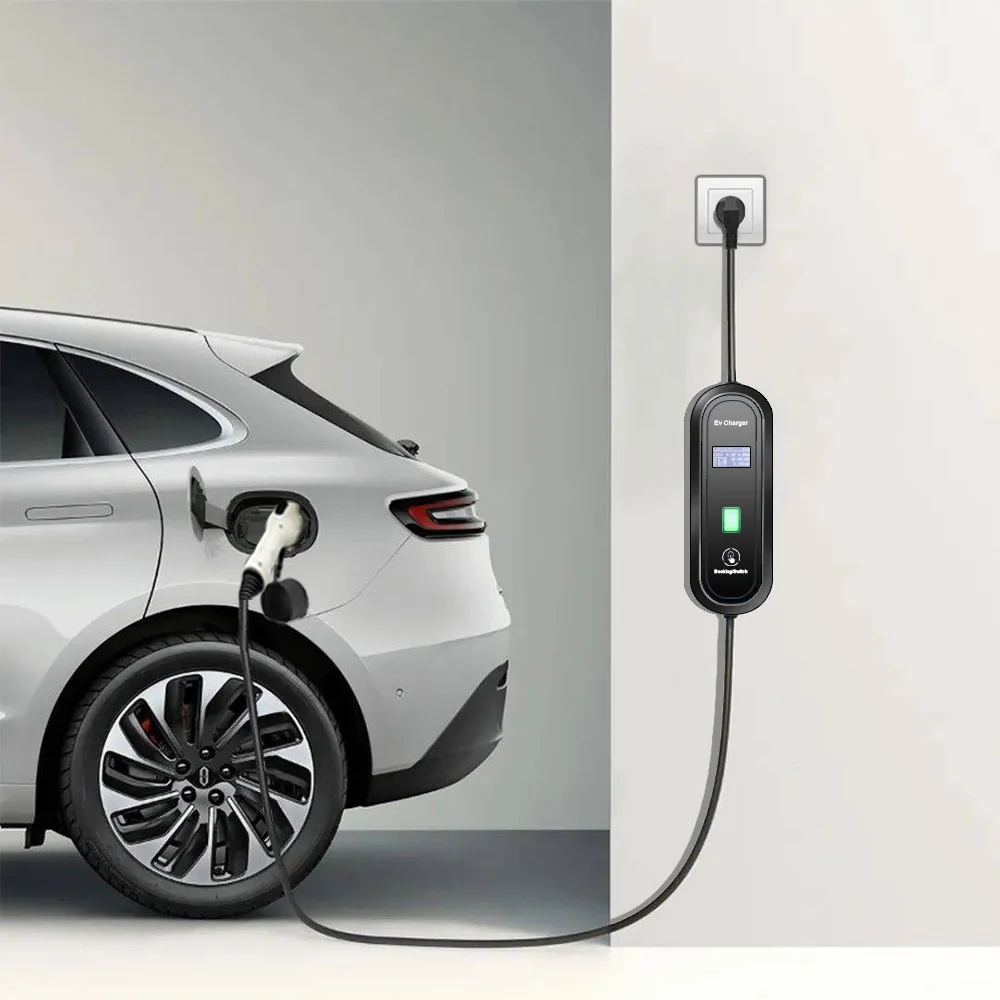 Teschev-Câble de charge rapide portable pour voiture électrique, chargeur  EV Type 2, 230 KW, 220V, niveau 2, EVSE, 8A, 10A, 13A, 16A, Type 1 -  AliExpress