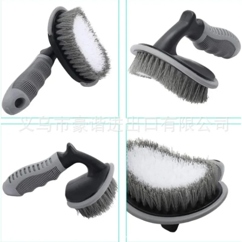 Car wash tool brush 11-piece car glass brush Double wheel hub encrypted large car wash gloves