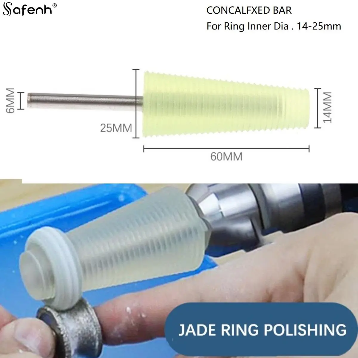 Agate Jade Ring Fixed Rod Diamond Polishing Finish Tool Grinding
