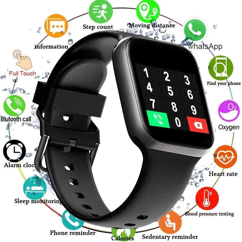 New T500 Smart Watch Bluetooth Call Fitness Tracker Heart Rate Full Touch Music Control For Men Women Pk Iwo 13 Pro W26 - Smart Watches - AliExpress