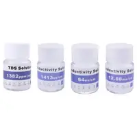 TDS calibration Liquid buffer solution 25ml 84us/cm 1413us/cm 12.88ms/cm 35PPT 1382PPM calibration solution for EC TDS tester 1