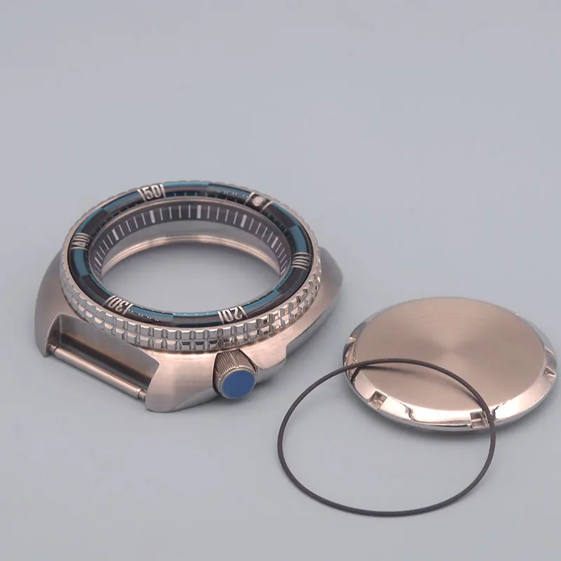 Enhanced Waterproof Diving Watch Case with Resin Bezel