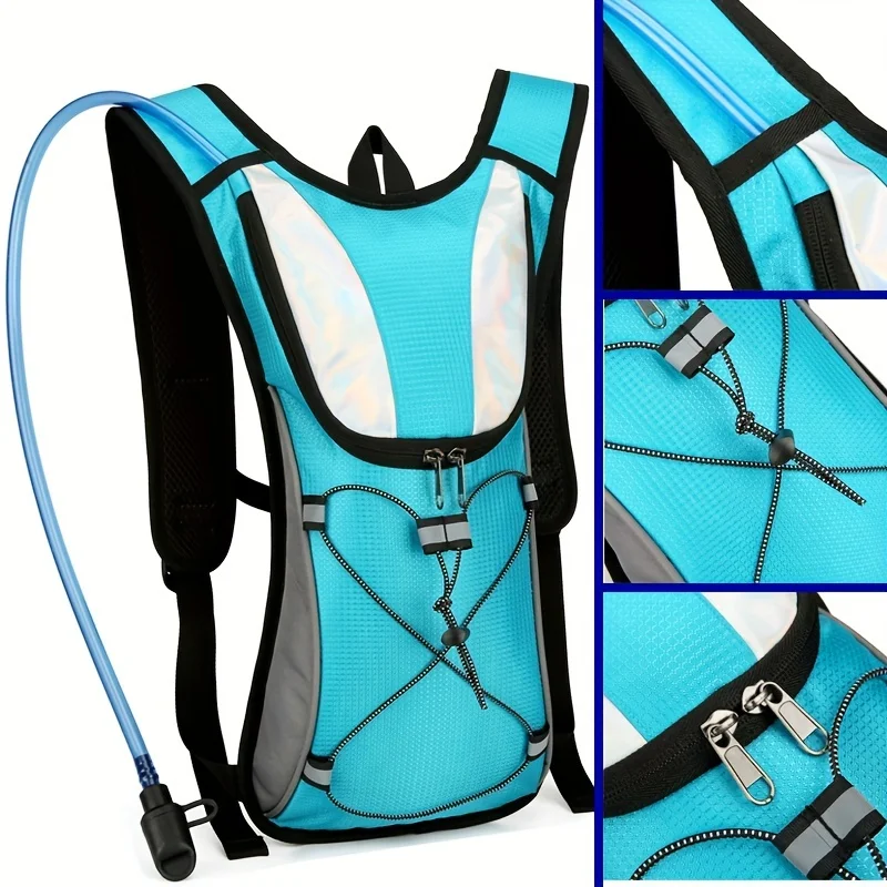 Multi-functional Water Backpack, Portable Cycling Bag With Reflective Strip For Outdoor Mountaineering, Tour, Hiking And Camping