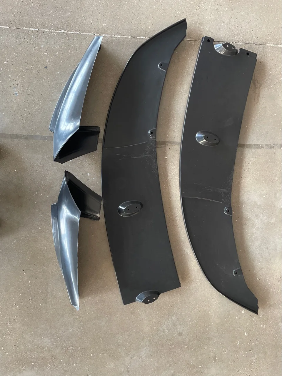 BMW 5 시리즈 F10F18 개조용 MP 프론트 립 프론트 쇼벨 스포츠 소형 서라운드 스플릿 4-섹션 프론트 립 쇼벨