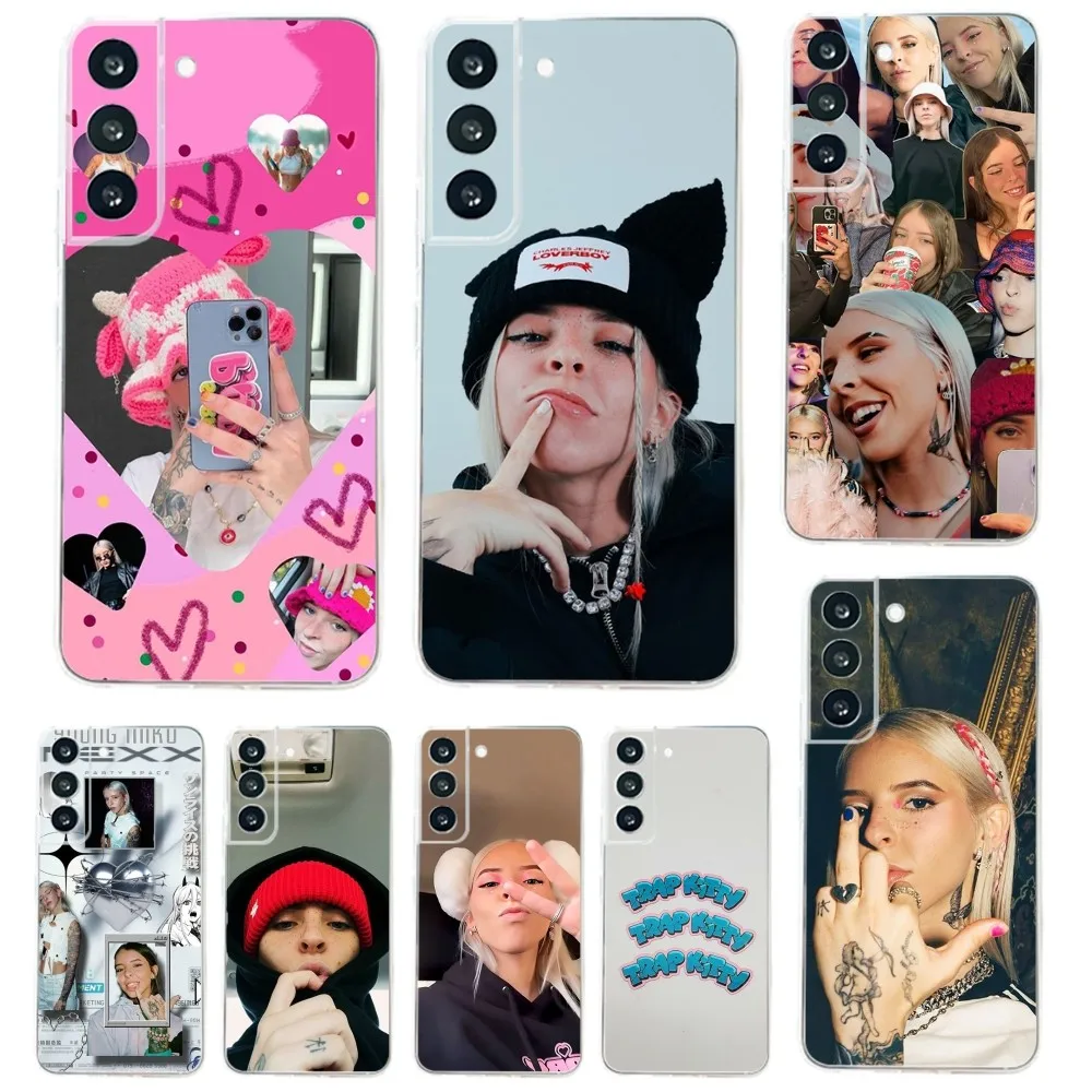 Custodia Per Telefono Singer Young Miko Per Samsung Galaxy A71,70,52,51,40,31,A50,30S,21S,03S, Note20Cover Ultra Trasparente