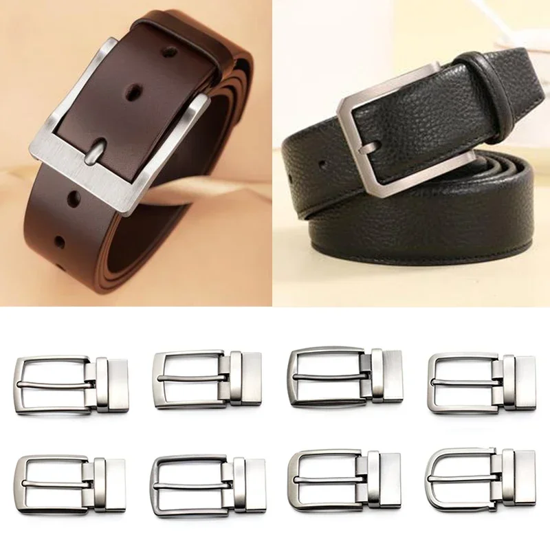 

Belt Metal Bottom Single Men Half For Classic Buckles 35mm Rotatable Jeans Waistband Clip
