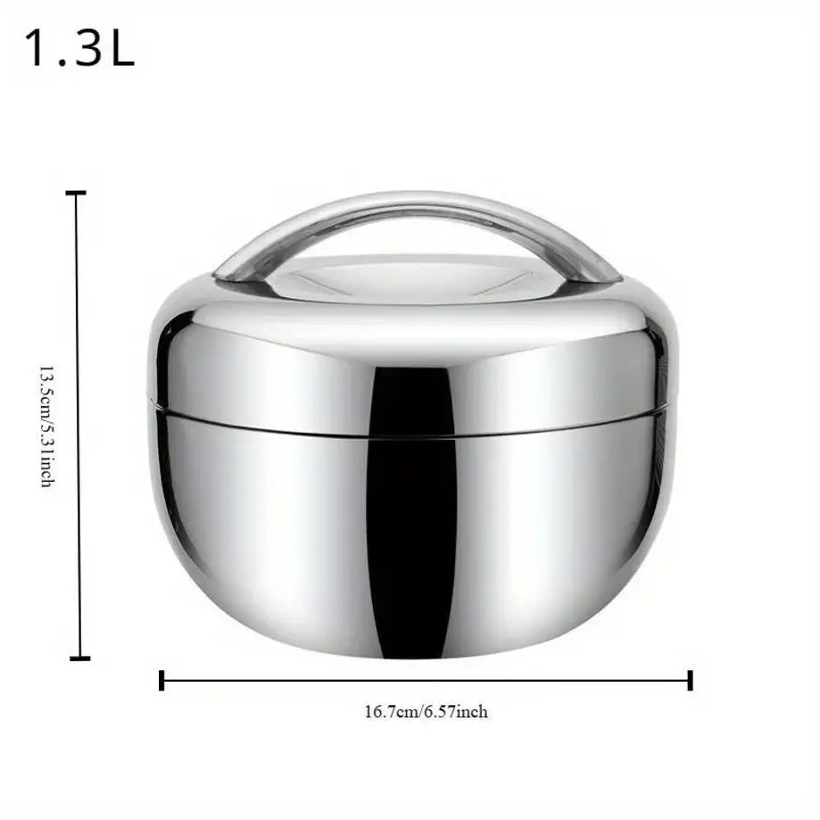 1 Pcs Apple Lunch Box With Circular Lid Office Worker Insulated Stainless Steel Lunch Box Student Partition Portable Lunch Box