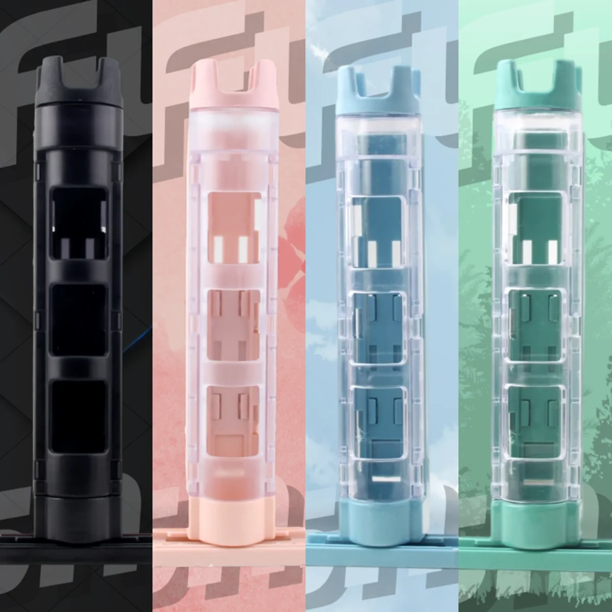 다기능 튜브 스탠드 낚싯대 배럴 폴 튜브, 수직 삽입 래프트 낚시 튜브, 낚시 상자 로드 배럴 거치대 A001