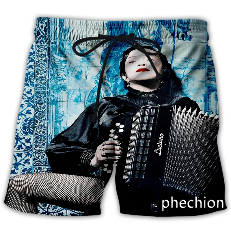 

phechion New Men/Women Singer Madonna 3D Printed Casual Shorts Fashion Streetwear Men Loose Sporting Shorts A83