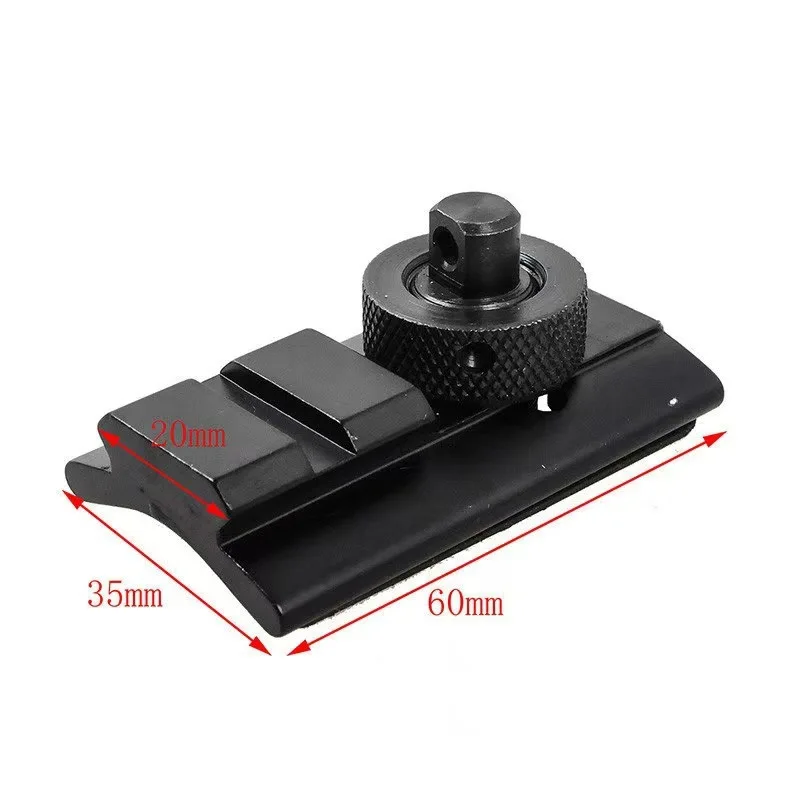 V8 Bipod Adapter Mount 20MM Sling Stud Picatinny Rail Guide Base 3/2-Slots for AR15 AK M4 M16 picatinny rail accessories rail adapter sling adapter sling attachment adapter threaded adapter