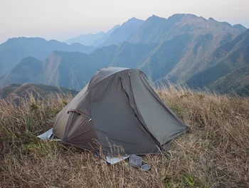 Aricxi Single Person Lightweight 15D Silicon Coated Nylon Outdoor Camping Hiking Windproof Tent 6
