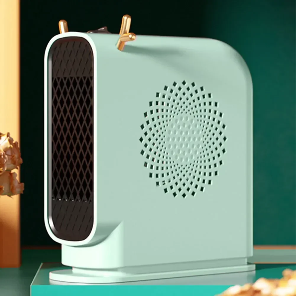 

Electric Heater Fan Fast Heating Desktop Heating Fan 500W Household Electric Heater Smart for Winter Bedroom Heating