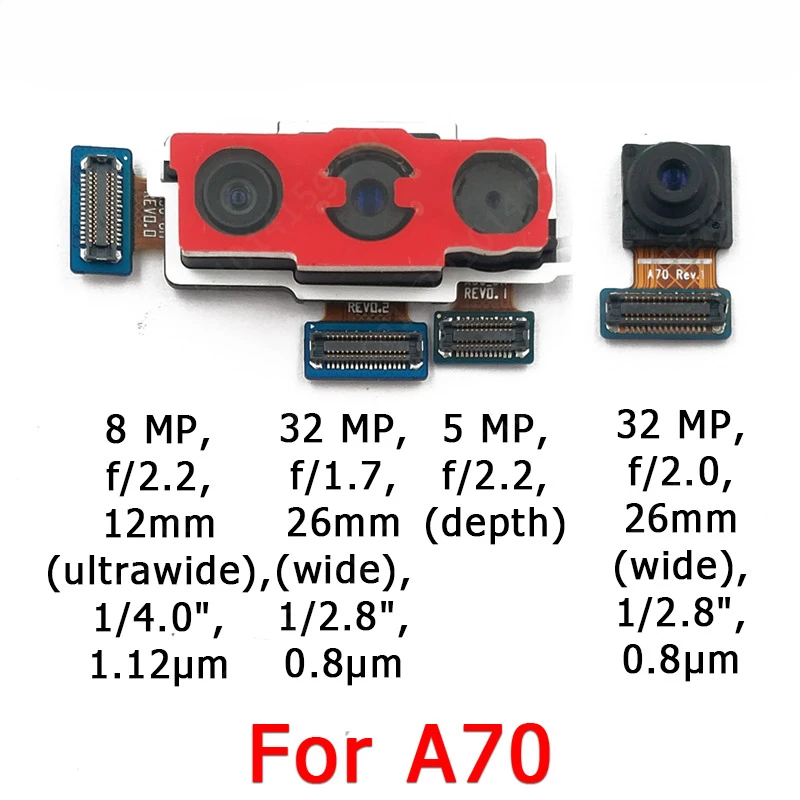 Front Rear Back Camera For Samsung Galaxy A70 A705 Main Facing
