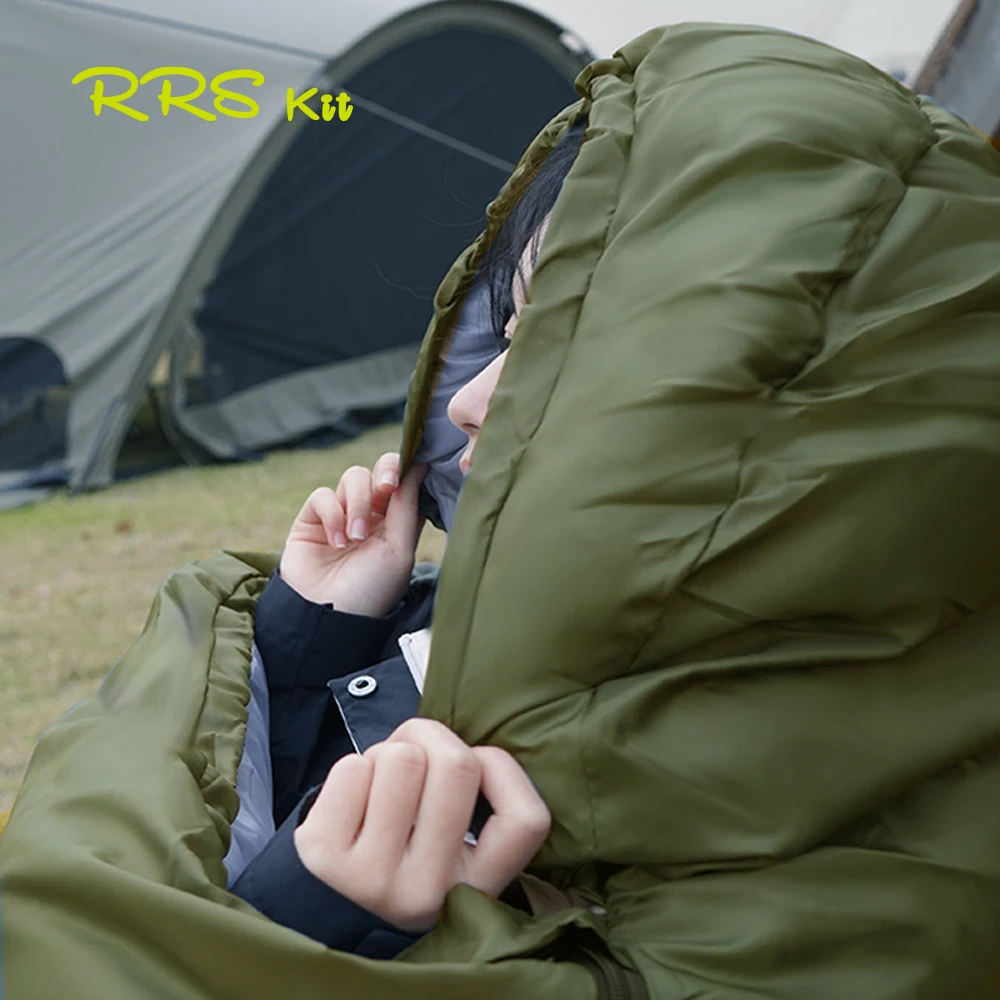 Survival Sleeping Bag 1.8/2.4/3KG Thickened and Widened Winter Sleeping Bag -5 ℃ -15 ℃ Cold-proof