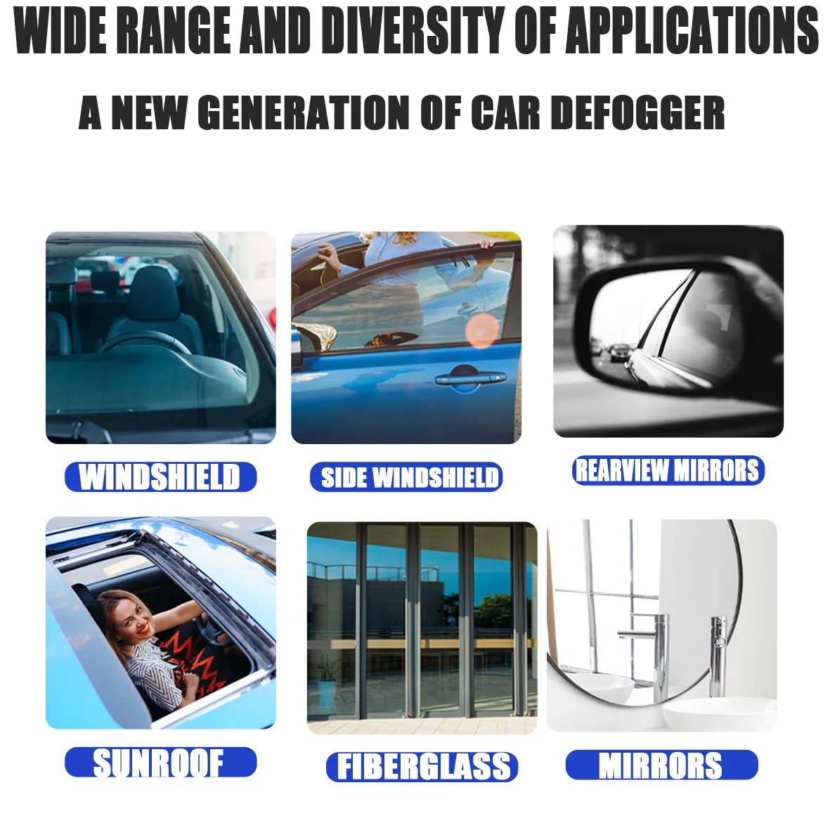 80pcs Car Glass Anti-fog Wipes Car Screen Cleaning Rearview Mirror Window Anti-fogging Wipes Interior Dusting
