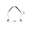 3pcs Stainless Steel Grill Clip Meat Thermometer Probe Clip Holder Ambient Temperature Readings BBQ Oven Grill Clip 4