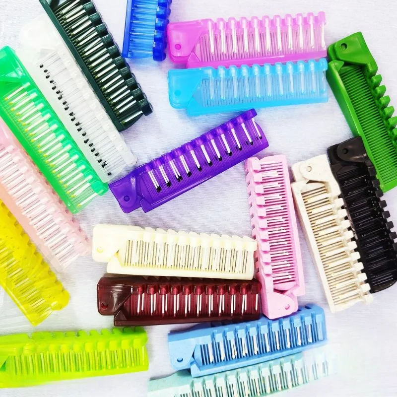 1PC Portable Travel Hair Comb Detangling Hair Brush FoldableBrushes Massage Comb Anti-Static Hair Combs Styling Tools