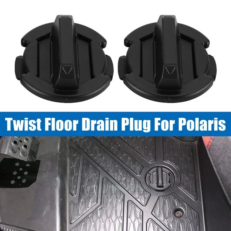 Twist Floor Drain Plug Accessories 2/4Pcs for Polaris RZR XP 1000 2014 2015 RZR XP TURBO General 1000 atv accessories car modification accessories