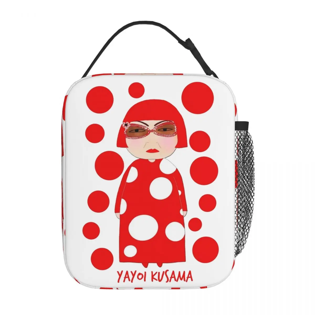 

Yayoi Kusama Insulated Lunch Bags High Capacity Meal Container Thermal Bag Lunch Box Tote Beach Outdoor Food Storage Bags