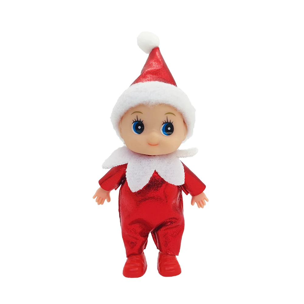 Christmas Mini Baby Elf Dolls Todder Elves Shining Kindness Craft Babies Doll Toy Decoration On The Shelf Gift For Girl Boy Kid 3