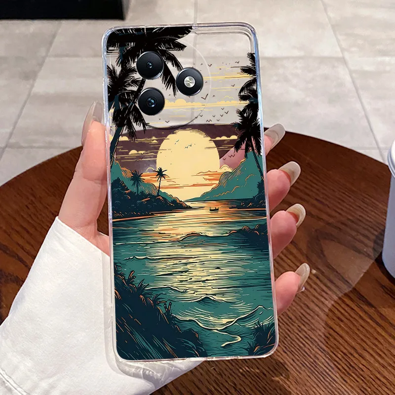 Clear Case with Cute Love Rabbit Cartoon - Luxury Soft Silicone TPU Cover