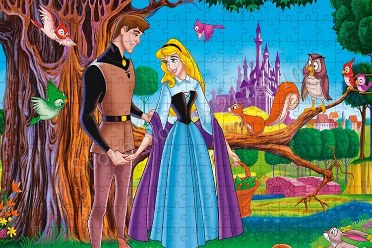 Disney Jigsaw Puzzles Disney Princess Snow White Rapunzel The Little  Mermaid 500 Pieces Flat Puzzle Decompress Relaxing Game - AliExpress