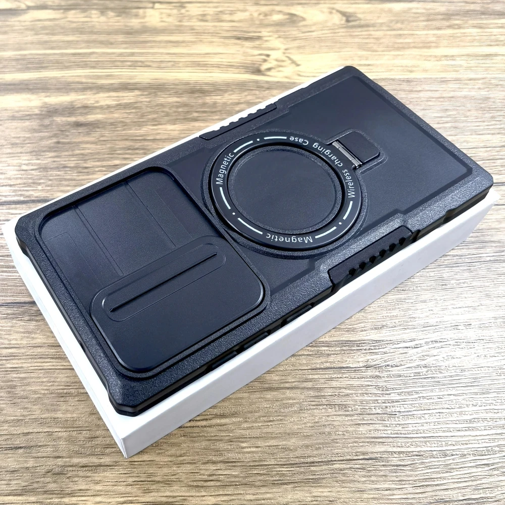 Shockproof Armor Slide Cap with Anti-Shock Magnetic Protection