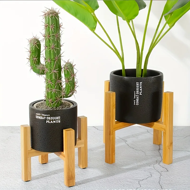 Wooden Plant Stand Flower Pot Holder for Home Garden Indoor Outdoor