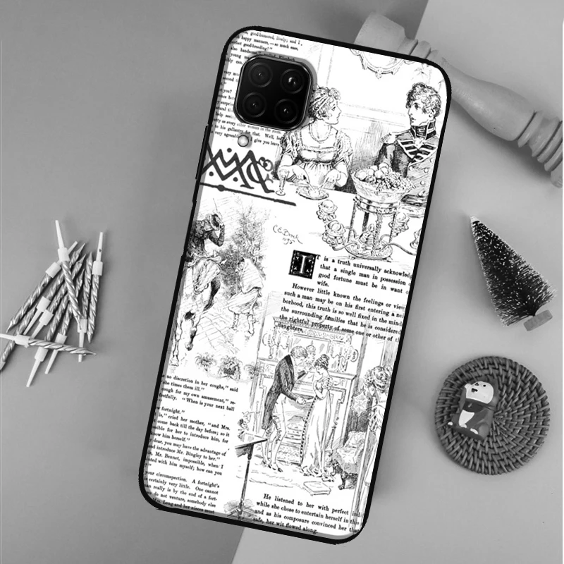 Elegant Pride and Prejudice Themed Phone Case