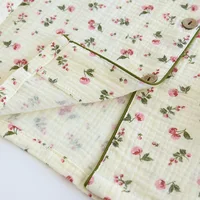 2026 Spring and Autumn Women's Pajama Set 100% Cotton Crepe Long sleeved Pants Two piece Cute and Sweet Home Fury Set Ladies - Image 5