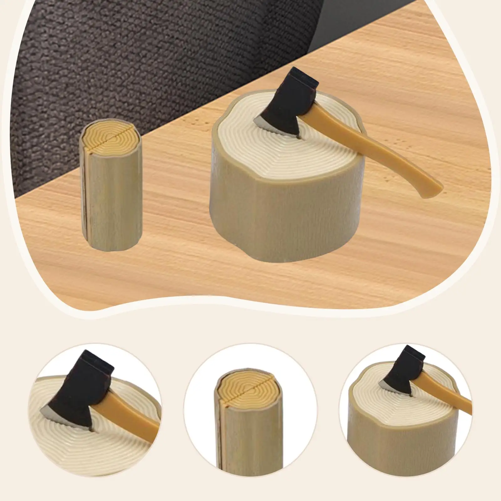 1:12 Axe and Wooden Stake Set Micro Landscape Mixed Model Supplies Mini Garden 1:12 Axe and Wooden Stake Set Micro Landscape Mixed Model Supplies Mini Garden