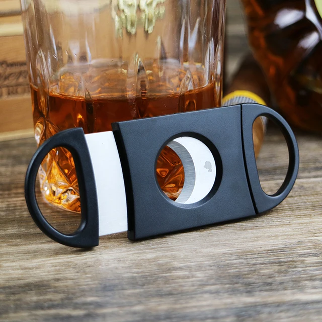 Guevara Pocket Zigarren Cutter V-Cut & Punch – Edelstahl + Aschenbecher