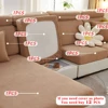 Solid Color Jacquard Sofa Slipcover Fitted Stretch Sofa Covers Soft Durable Sofa L-sahped Case Cover Living Room Pets Kids Home 4
