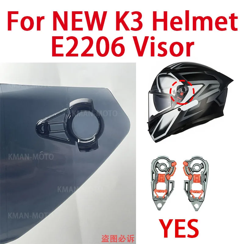 Helmet Visor for NEW AGV K3 (E2206) Visor Motorcycle Helmet Lens