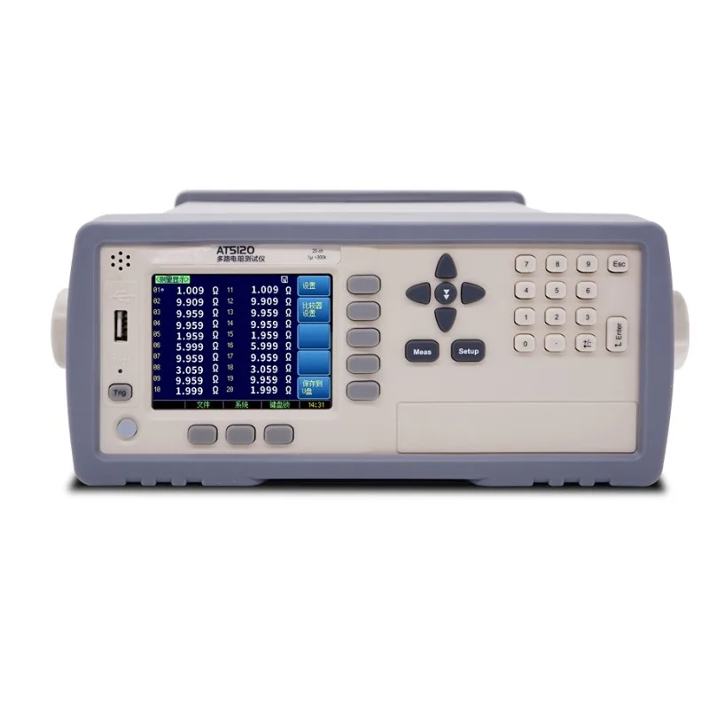 

AT5120 3.5 INCH LCD DISPLAY MULTI-CHANNEL SCAN DC RESISTANCE METER
